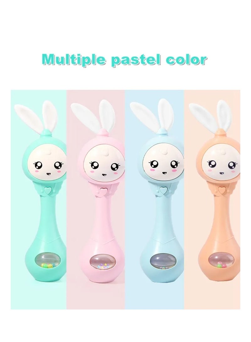 sobebear Baby Rattles Teething Toys with Music and Lights - Soft Silicone Newborn Teether for Babies 0-12 Months - Image 2