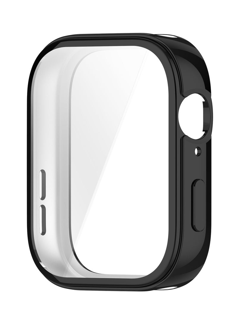 BOSART 3 PCS Case for HUAWEI Watch Fit 4 Soft TPU Screen Protector Cover Black,Clear and Blue - Image 2
