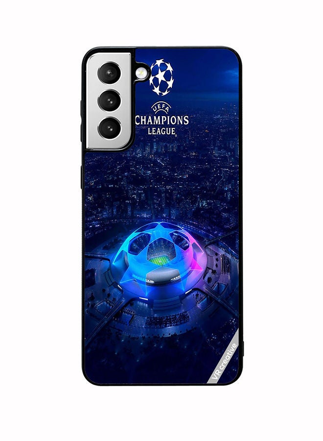 VR CREATIVE Protective Case Cover For Samsung Galaxy S22 Plus 5G Uefa Champion League Design Multicolour - Image 1