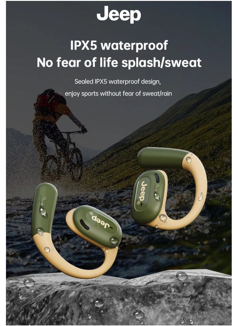 Jeep - Jeep JPEC001 Wireless Open Bluetooth Headphones - Black - Image 1