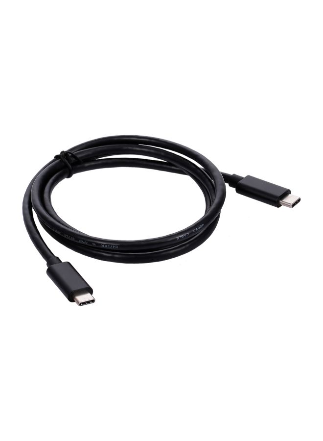 Type-C To Type-C USB Data Charging Cable Black - Image 2