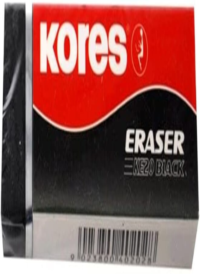 ERASER KORES PVC BLACK MODEL 40202