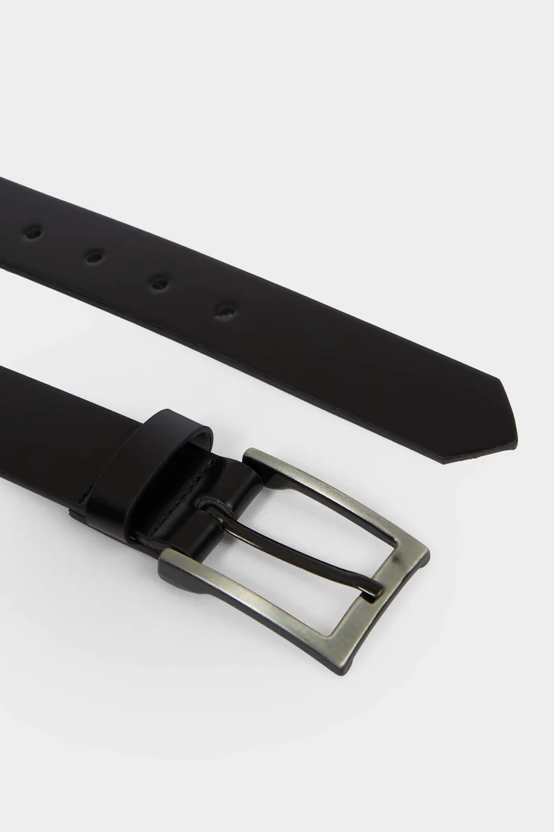 Defacto  Man Rectangle Clasp Faux Leather Jean Belt for Men | Best Price UAE
