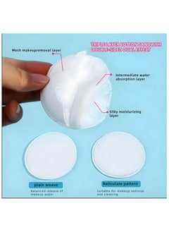 venex 320 Round Makeup Remover Cotton Pads,100% pure cotton pads for face, cleansing cotton rounds, makeup pads  (pack of 4 × 80 = 320 cotton rounds)  - Image 4