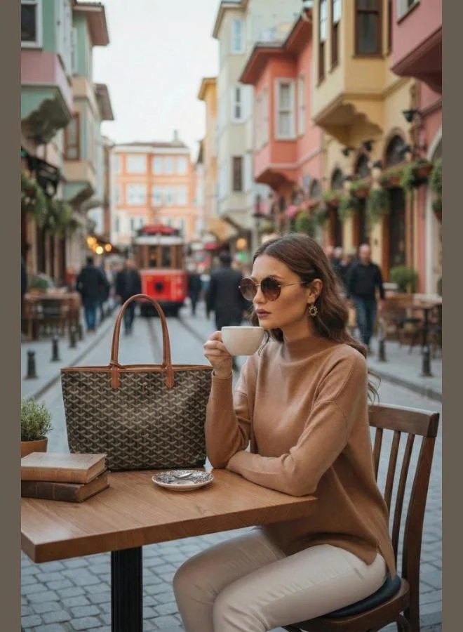 ليلا كنزة نسائية بياقة واقفة وظهر طويل من ليلا