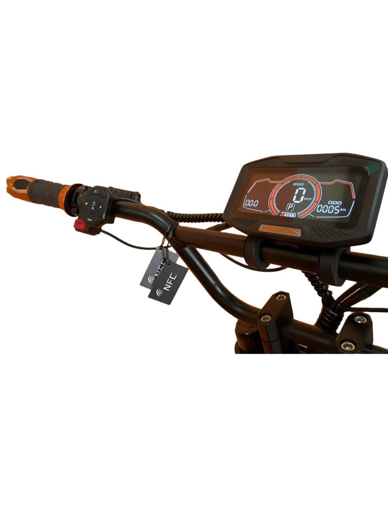 Wish R2 Electric Bike, Maximum speed 70 km/h |  Range 90-95km | Max Load 160 kg