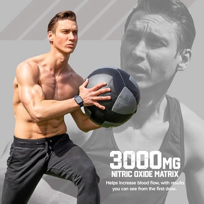 Six Star Nitric Oxide Supplements for Men & Women, Muscle Builder (60 Count) - Nitric Oxide Booster Pills Muscle Pump Pre Workout Supplement - Sports Nutrition for Muscle Building, Strength & Energy - Image 4