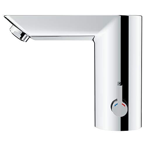 GROHE 36468000 Bau Cosmopolitan E Touchless Electronic Faucet Less Mixing, Battery-Powered, DC, Starlight Chrome - Image 4