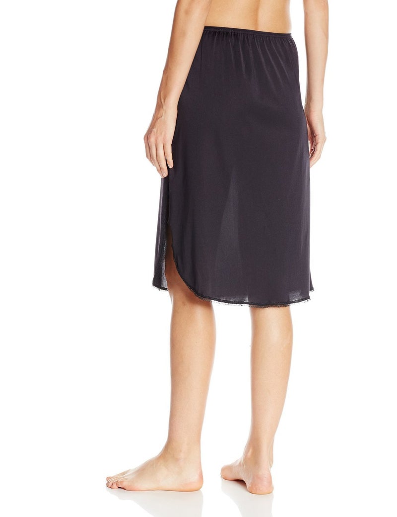 Vanity Fair womens Everyday Layers Single Slit Half Slip, Star White, Small (16" Length) - Image 2