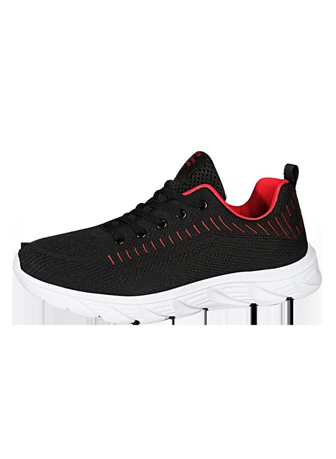 Men Running Walking Knit Shoes Women Fashion Casual Sneakers Breathable Sport  Gym