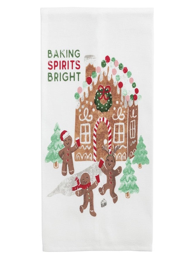 Mud Pie Christmas Baking Spirits Drinking Towel