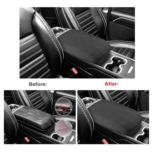SXCY for 2025 2026 Chevy Traverse Armrest Cover for 2024 2025 2026 Chevy Traverse/GMC Acadia Accessories 2025 2026 Traverse/Acadia Center Console Cover Silicone Full Cover(w/Privacy Storage) - Image 3