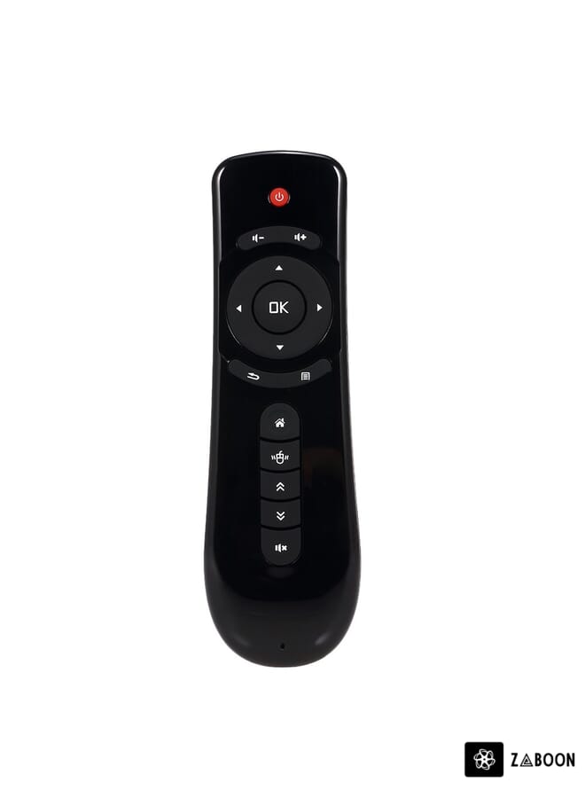 Zaboon Fly Air Mouse Wireless Handheld Remote Control For Smart TV Android TV Box Projector Black