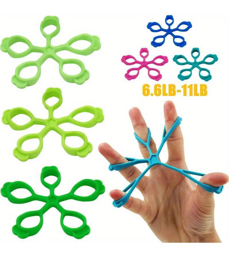 Turquoise Finger Expander Hand Grip Strengthener For Guitar Climbing Carpal Tunnel Exercise - Image 2