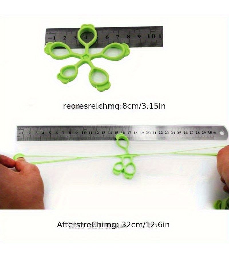 Turquoise Finger Expander Hand Grip Strengthener For Guitar Climbing Carpal Tunnel Exercise - Image 5
