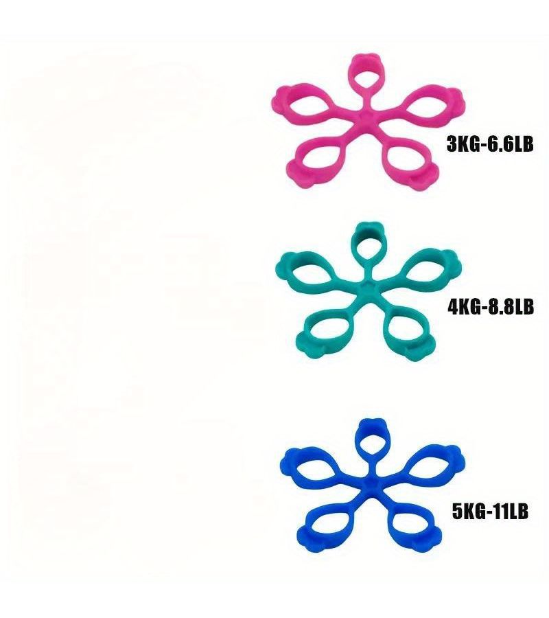 Turquoise Finger Expander Hand Grip Strengthener For Guitar Climbing Carpal Tunnel Exercise - Image 4