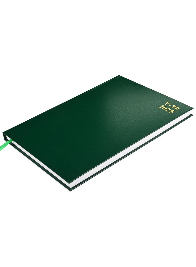 FIS FIS Diary 2025 (Arabic/English) Green, A4 - FSDI41AE25GR  - Image 1
