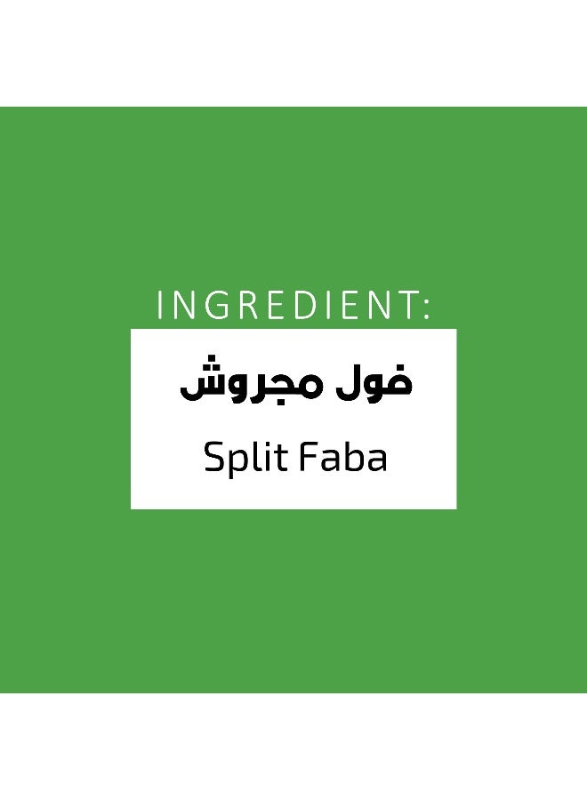 El Basha Split Faba Beans 800G, Dry Split Fava For Soup Stew And Traditional Recipes - Image 3