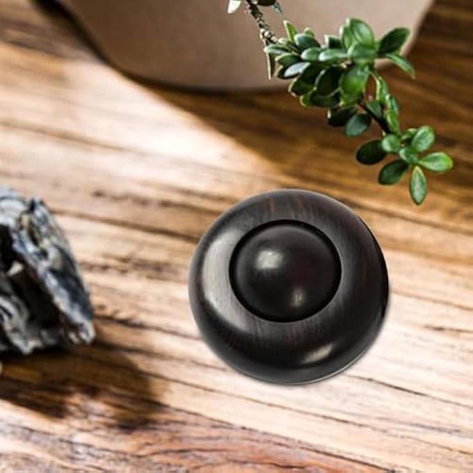 Lonimia 1Pcs Wood Sensory Fidget Toys For Adults Anxiety,Wooden Stress Relief Toy,Quiet Desk Roller Gadgets Relieves Office Men Women Seniors (A) - Image 3