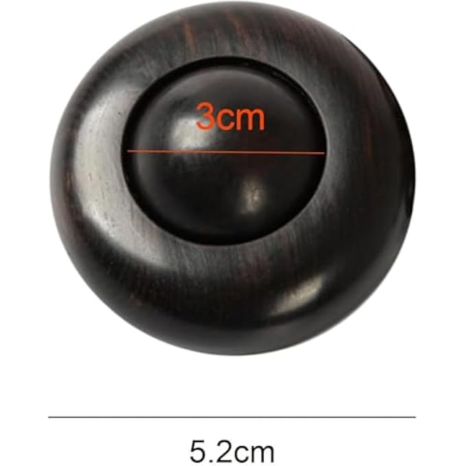 Lonimia 1Pcs Wood Sensory Fidget Toys For Adults Anxiety,Wooden Stress Relief Toy,Quiet Desk Roller Gadgets Relieves Office Men Women Seniors (A) - Image 2
