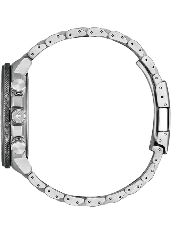 CITIZEN Men's Multi Dial Japanese Quartz Watch with Stainless Steel Strap BY3006-53E, Silver, Bracelet - Image 3