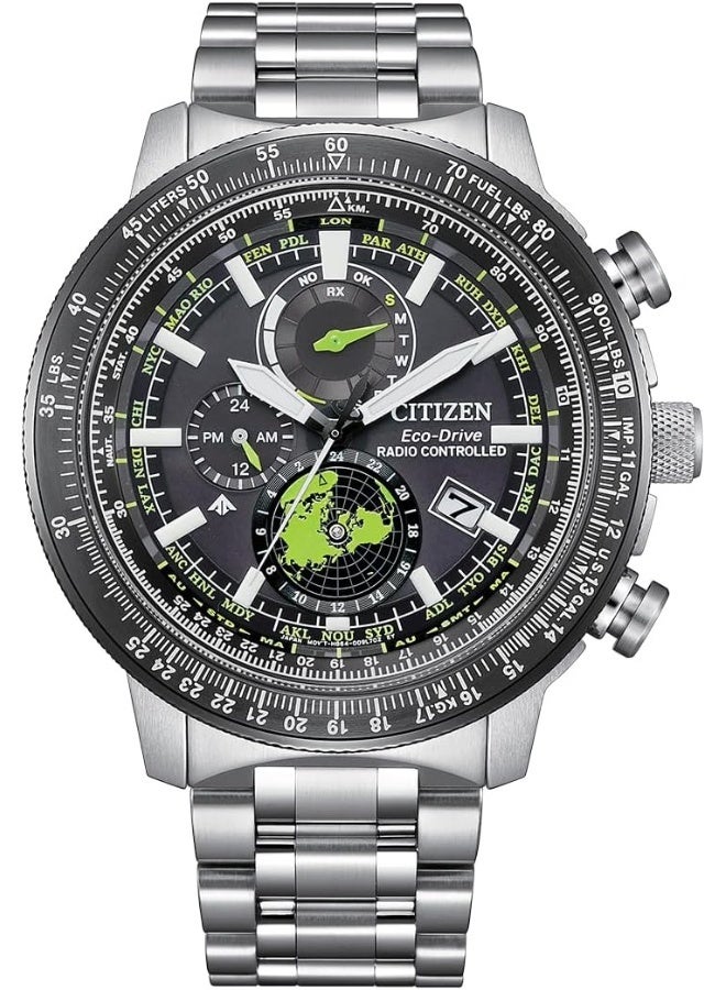 CITIZEN Men's Multi Dial Japanese Quartz Watch with Stainless Steel Strap BY3006-53E, Silver, Bracelet - Image 1