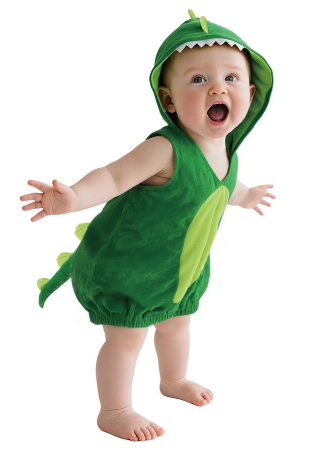 UQJE Baby Dinosaur Costume Furry Toddler Dinosaur Costume Halloween Cute Plush Dino Crocodile Dress Up Kids Animal Costumes - Image 1