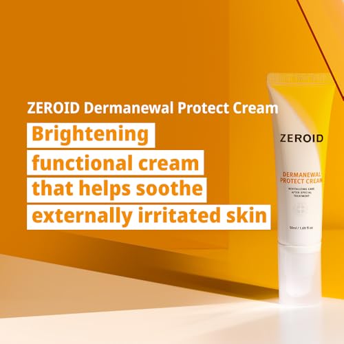 ZEROID Dermanewal Protect Cream Revitalizing Care After Special Treatment Facial Moisturizer Face Cream for Sensitive Skin Face Lotion for Dry Skin Soothing Hydrating 169 fl oz 50ml - Image 3