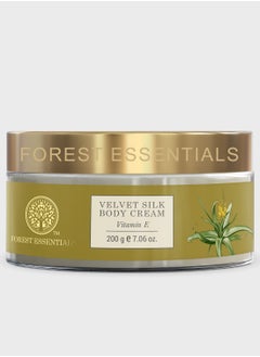 Forest Essentials Silk Velvet Body Cream - Vitamin E 