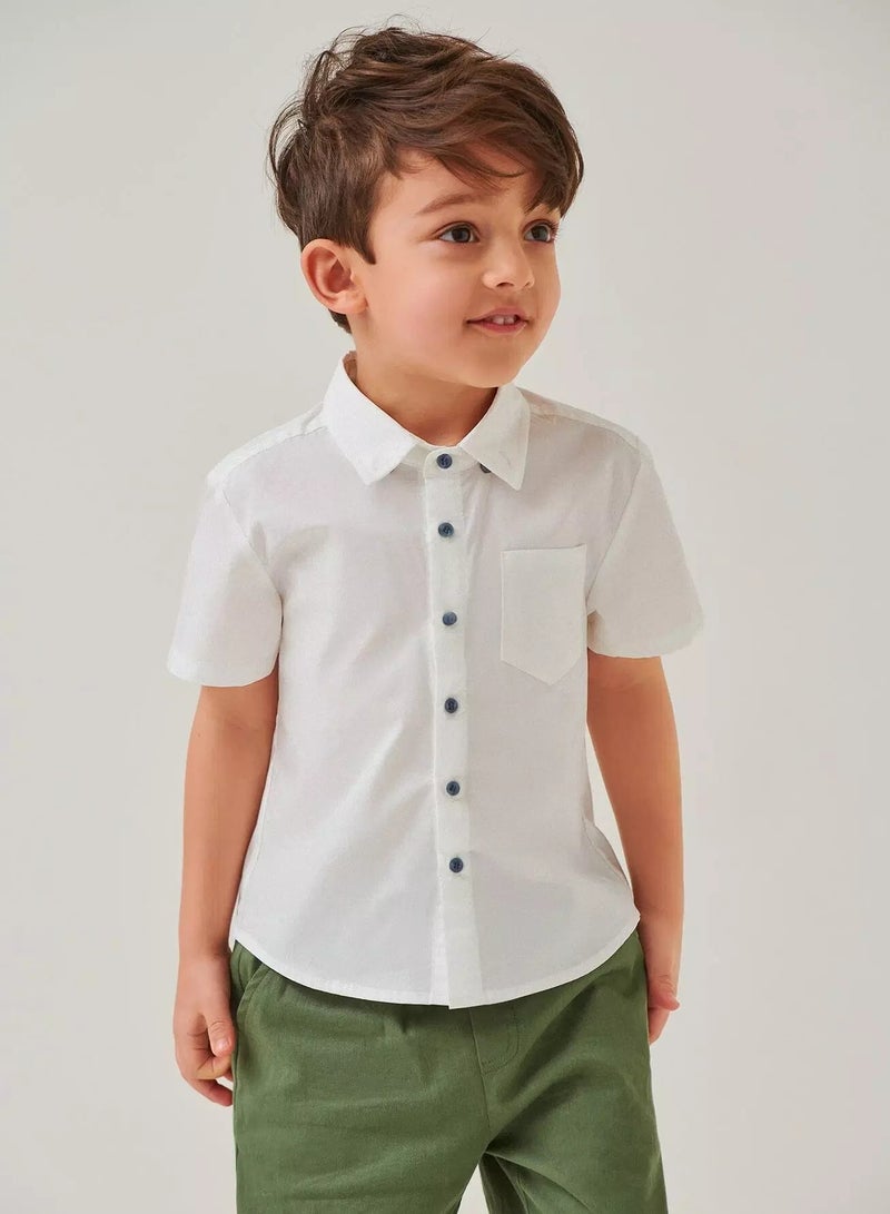 Toddler Boys Patch Pocket Shirt  - Image 1