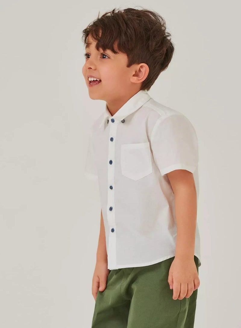 Toddler Boys Patch Pocket Shirt  - Image 5