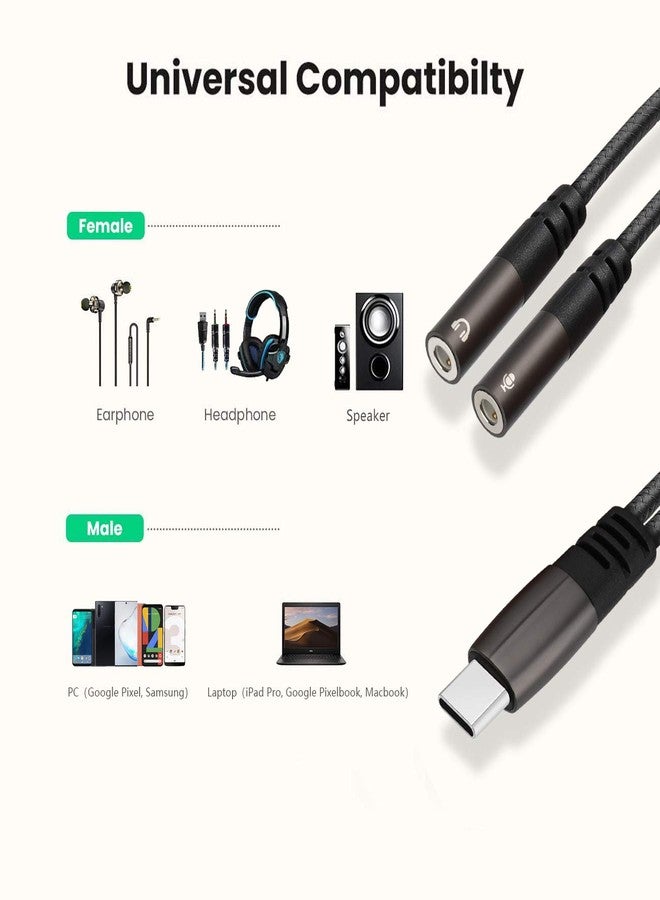 LecLooc USB C Microphone Adapter, USB C to 3.5mm Combo 3.5mm Hi Fi Audio & Mic Jack Splitter Compatible with iPhone 16 15 Pro Max/15 Pro/15 Plus,iPad Pro/Air, MacBook, Pixel 9 8 7, Galaxy S24 23 S22 - Image 2