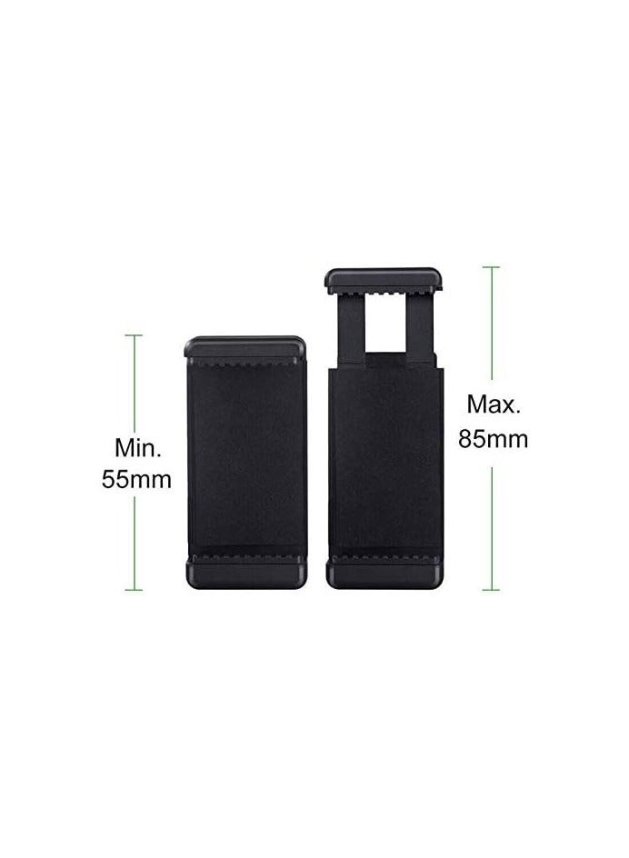 PLOKAMA Adjustable Phone Holder Clip Bracket Clamp Mount with 1/4 Inch Screw Hole - Image 4