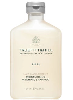 Truefitt & Hill Hair Management: Moisturising Vitamin E Shampoo, Moisturize & Nourish Hair, Lemongrass & Bergamot Scent, 365ml / 12.38oz.  - Image 1