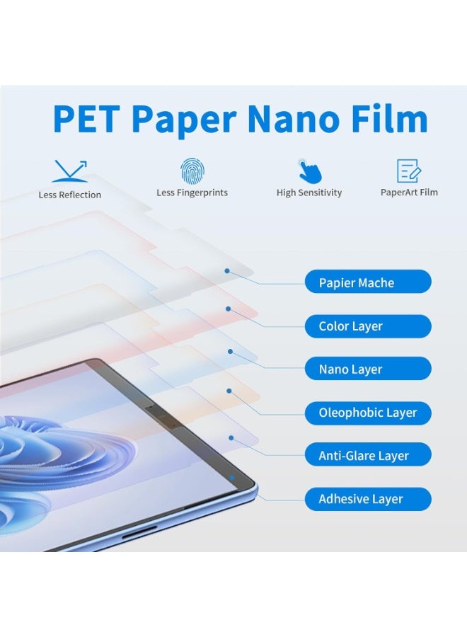 (2pcs) Matte Paper Feel Screen Protector compatible with Microsoft Surface Pro 12" 2025 Soft Anti-Fingerprint, Writing, Drawing with the Stylus like on paper - Image 5