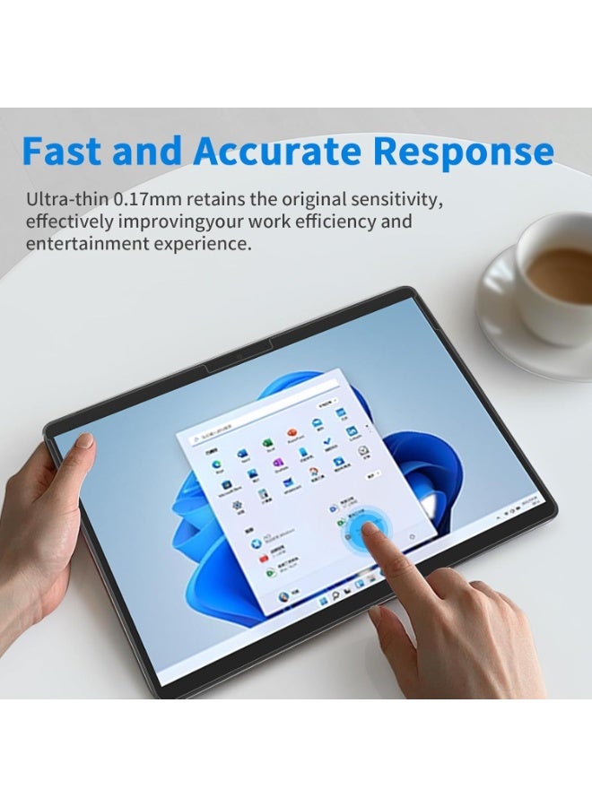 (2pcs) Matte Paper Feel Screen Protector compatible with Microsoft Surface Pro 12" 2025 Soft Anti-Fingerprint, Writing, Drawing with the Stylus like on paper - Image 4