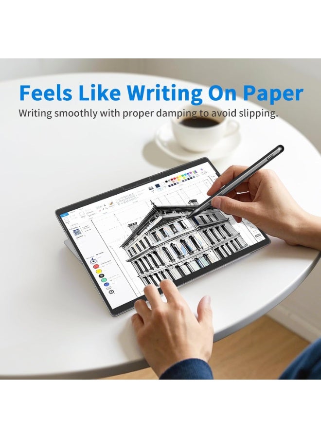 (2pcs) Matte Paper Feel Screen Protector compatible with Microsoft Surface Pro 12" 2025 Soft Anti-Fingerprint, Writing, Drawing with the Stylus like on paper - Image 2