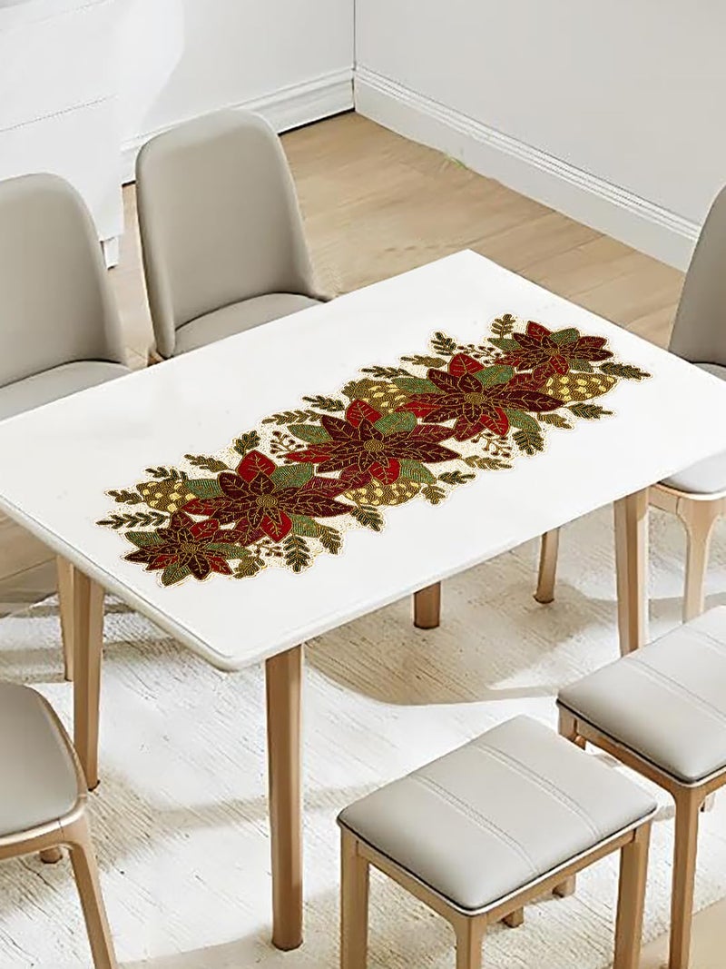 AIVIK Premium Handcraf Beautiful Beaded Table Runner Craftsmanship 13 36 Inch BR020 - Image 2