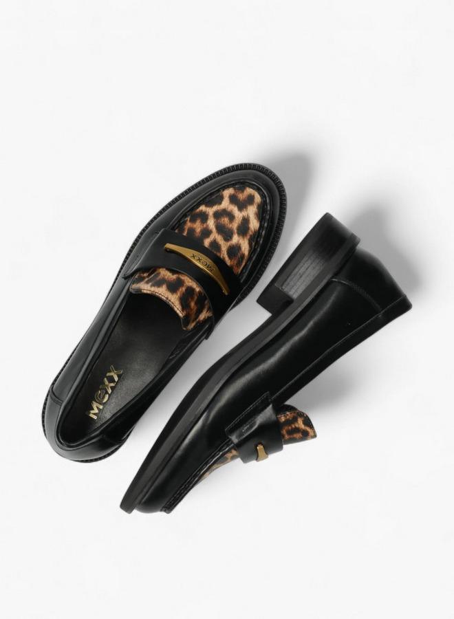 MEXX Animal Print Slip-On Loafers - Image 5