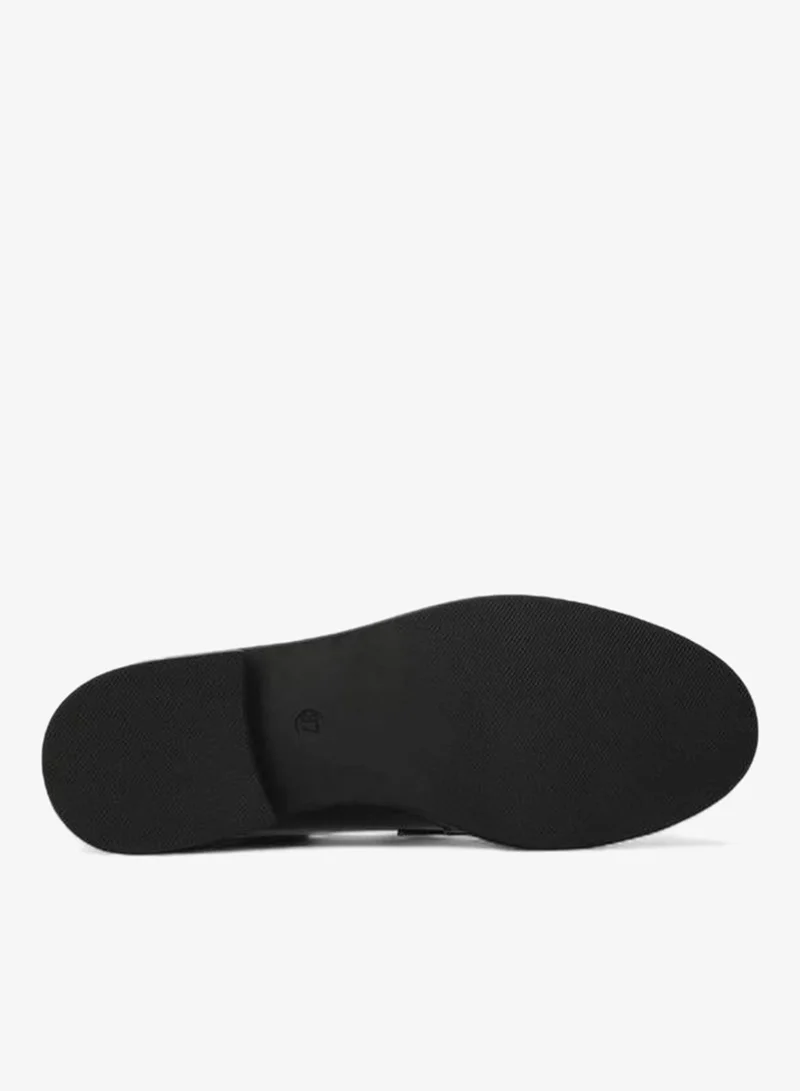 MEXX BLACK Animal Print Slip-On Loafers for Women | Best Price UAE