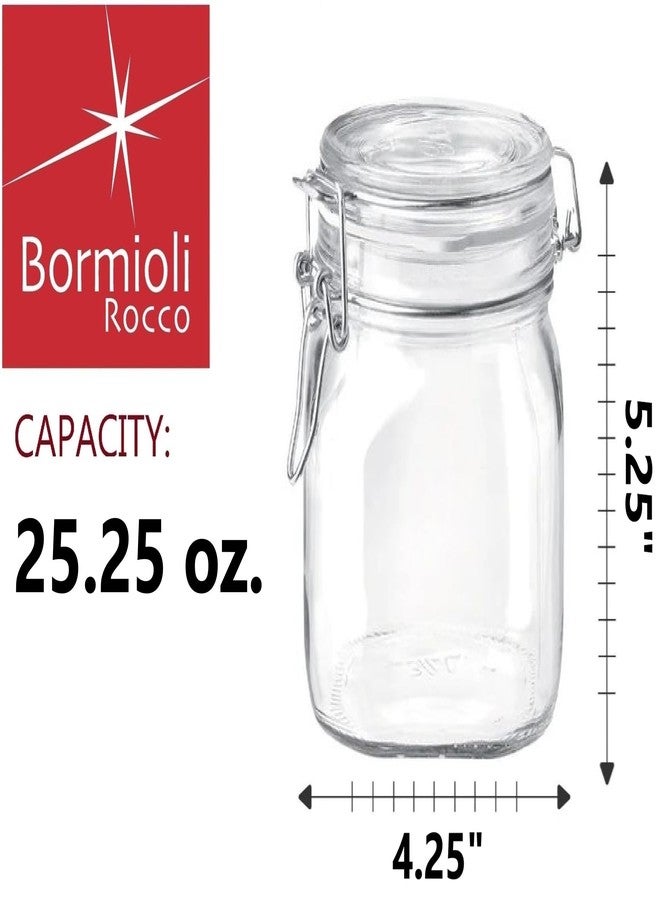 Bormioli Rocco 149280M04321991 food container, 25.25 oz, Clear - Image 2