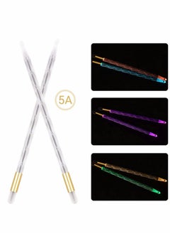 Generic 5A Acrylic LED Light-Up Drumsticks - Glow-in-the-Dark Plastic Drumsticks, Bright Luminous Personalized Drumsticks (1 Pair) for Enhanced Performance and Fun!  - Image 3