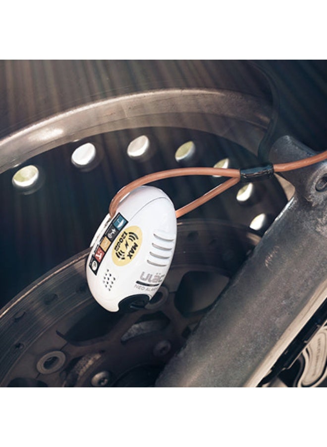 Ulac Lock AIR ALARM 120dB Alarm Disc Lock / WHITE - Image 2