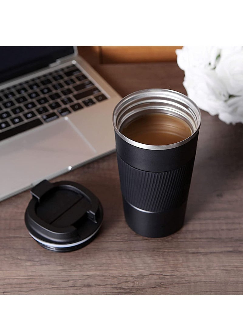 Generic - Travel Coffee Mug Stainless Steel Vacuum Ice and Hot Drinks Insulated Tumbler for Home Office Outdoor Works - Image 1