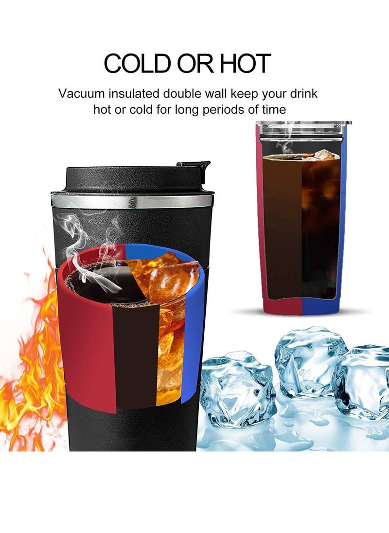 Generic - Travel Coffee Mug Stainless Steel Vacuum Ice and Hot Drinks Insulated Tumbler for Home Office Outdoor Works - Image 1