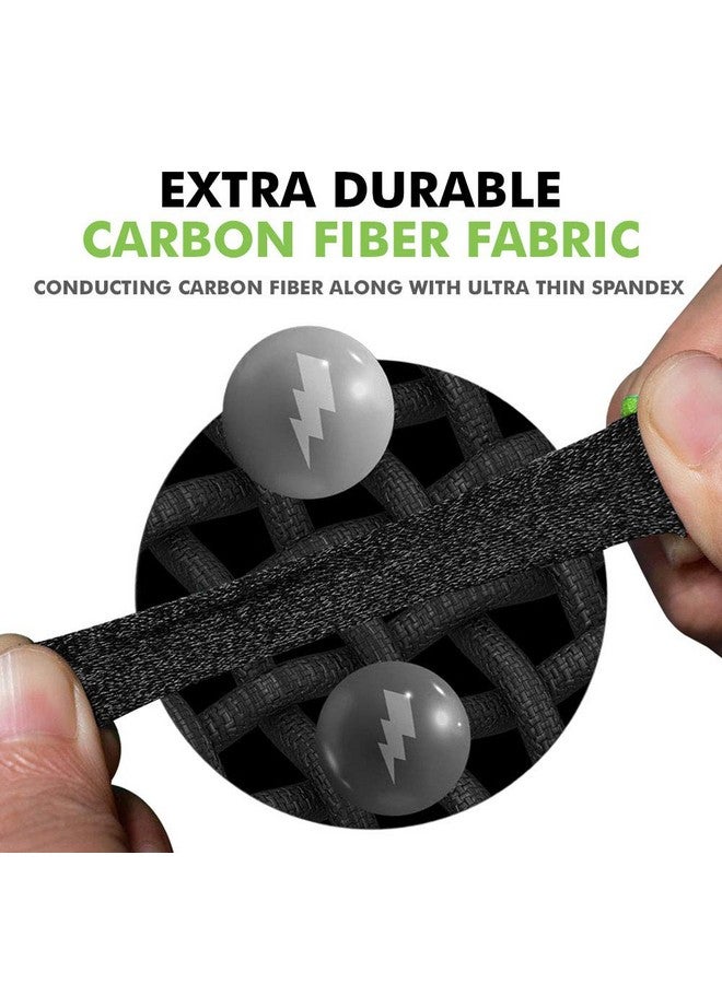 SpinBot Thumb & Finger Sleeve for Mobile Game (6 Pieces), Pubg,Cod,Freefire -with Metal Carry Box-Pack of 3 Pair- Black - Image 3