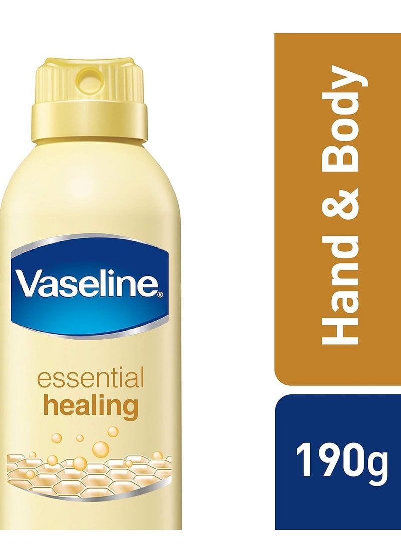 فازلين بخاخ فازلين للجسم، 190 مل، أصفر، عبوة من قطعة واحدة - Image 2