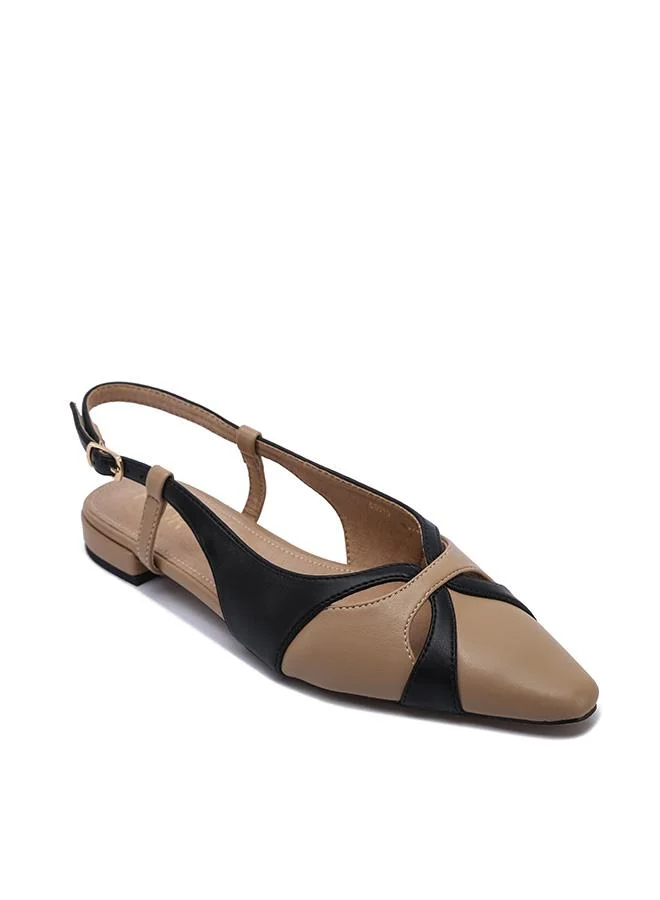 Fyor  Stylish Two-Tone Cut-Out Flat CD 010 for Women | Best Price UAE