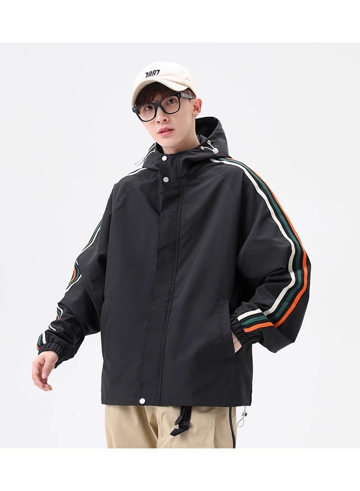 Nariele New Trendy Sports Casual Loose Couple Jacket