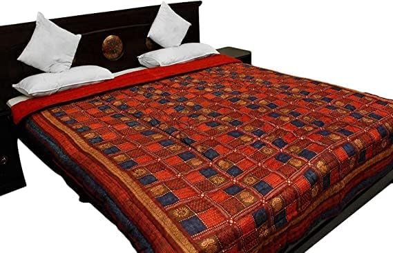 DEILYVERY Traditional Famous Jaipuri Beautiful Print Jaipuri RajaiRazaiQuilt Single Bed QuiltComforterAc QuiltAc Comforter Lightweight Dabu Multi Single Dabu - Image 4